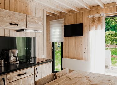 Stilvolle Lodge aus Holz für 4 Personen - 4
