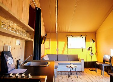 Luxe safaritent aan het water voor 6 personen - 5