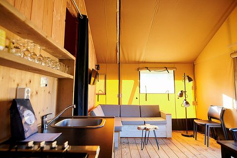 Luxe safaritent aan het water voor 6 personen - 5