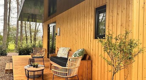 Tiny House auf Campingplatz in Drenthe - 2