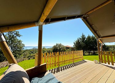 Glamping-Zelt mit Blick auf den See - 17