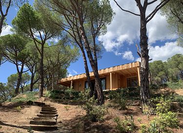 Nature Cabin with sea views, Barcelona coast