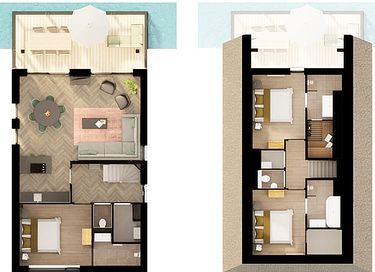 Huis aan het water (6p) met privé sauna - 40