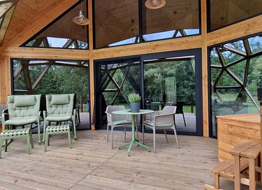 Luxe dome met Noors bad in de Ardennen - 4