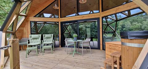 Luxe dome met Noors bad in de Ardennen - 4