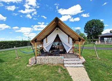 Tente glamping de luxe dans les collines du Limbourg