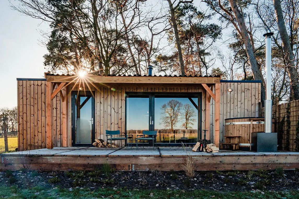 5 tiny houses med wellness i Nederlandene