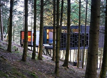 Unieke design cabin met sauna in de Ardennen - 16