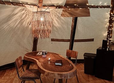 Romantische glamping tent met een hottub - 10