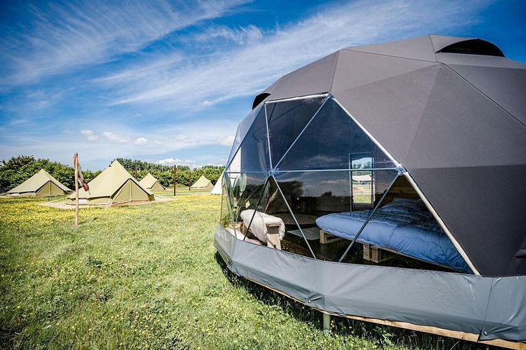 Panorama tent op uniek eiland in Zuid-Holland - 1