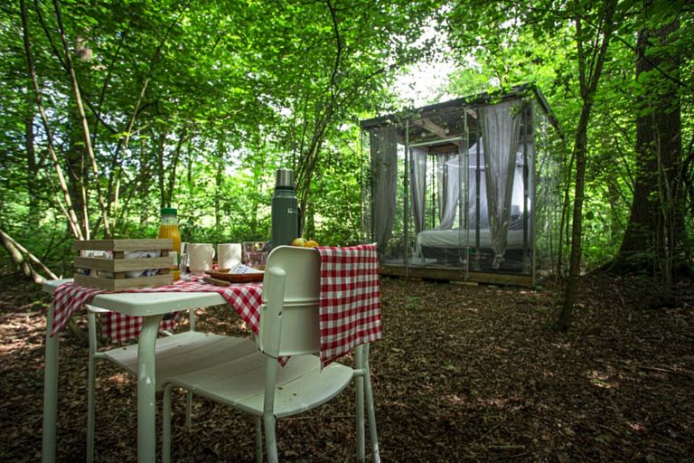 Romantisch slapen midden in het bos - 1