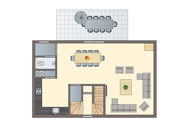 Luxuriöser 10-Personen-Bungalow mit Sauna - 20