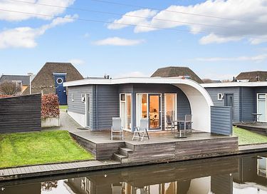 Vakantiehuis aan het water met privé sauna