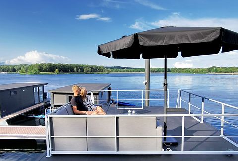 Pavillon de port avec terrasse sur le lac Mooker - 2
