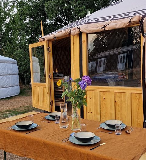 Panorama Yurt voor 2-4 personen - 3