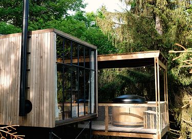 Ruime 6-persoons cabin met privé hottub - 31
