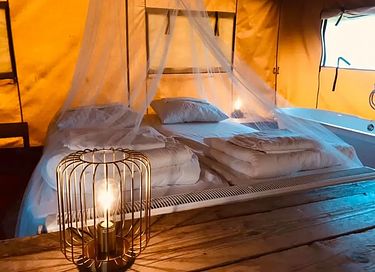 Romantische safaritent (2p) met ligbad - 5