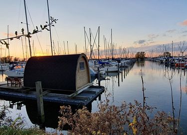 Water pod in the marina of Almere - 10