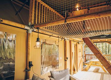 Luxe glamping tent voor 7 personen - 4