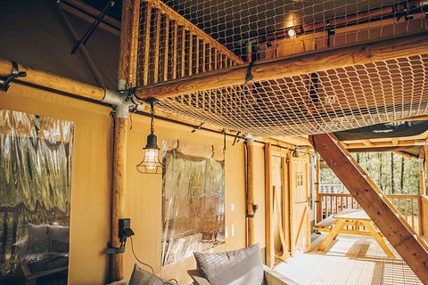 Luxe glamping tent voor 7 personen - 4