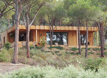 Natuurcabin aan kust Barcelona met zeezicht - 2