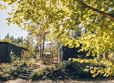 Lodge avec jacuzzi privé dans les bois - 24