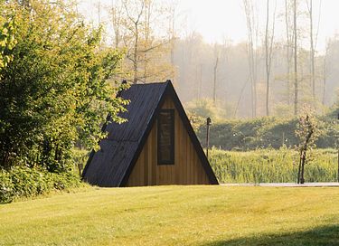 A-frame tiny house voor 2 personen
