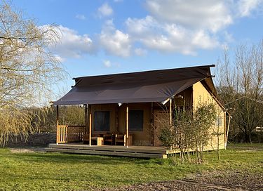 Spacious glamping tent (2p) with hot tub - 18
