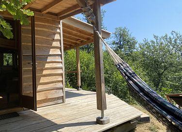 houten lodge met uitzicht op de Pyreneeën - 16