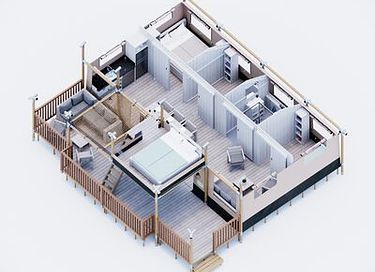 Pavillon spacieux avec sanitaires privés. - 9