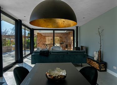 Modern wooden design villa with hot tub - 9