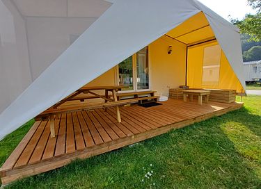 Leuke ronde glampingtent in de Ardennen - 7