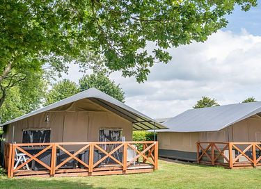 5-Personen-Glampingzelt mit Panoramablick