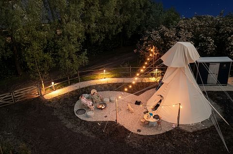 Tipì accogliente per una notte unica - 2