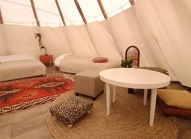 Schlafen in einem echten Tipi am Wasser - 6