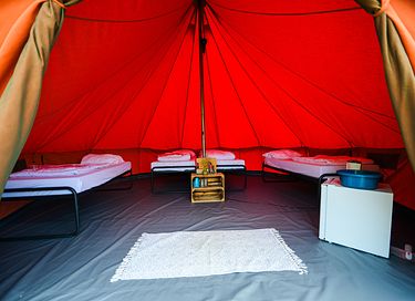 Stoere glampingtent - 2 tot 4 personen - 4