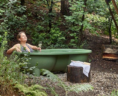 Safari tent with private hottub in the forest - 4