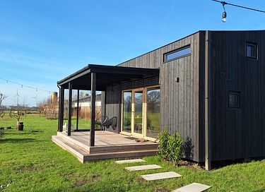 Tiny House met weids landelijk uitzicht - 30