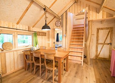 Unique wooden forest cabin with a sauna - 5