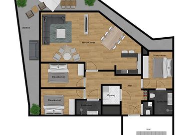 Appartement (6p) aan de Zeeuwse kust - 42