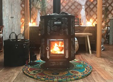 Romantische Yurt met hottub - 1