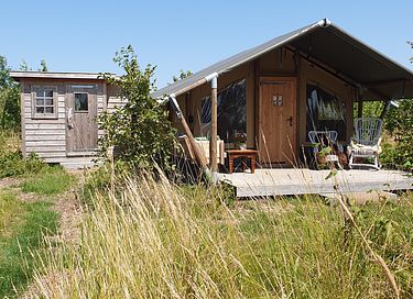 Glamping-Zelt mit Whirlpool und toller Aussicht - 14