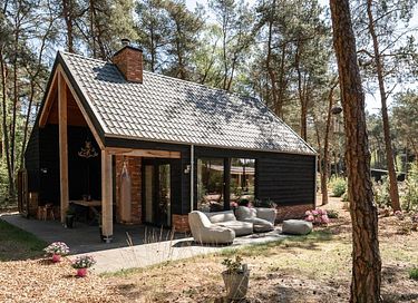 Luxury forest lodge with private spa