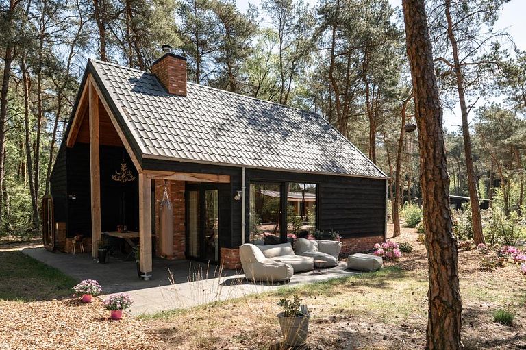 Lodge de luxe en pleine forêt avec spa privé - 1