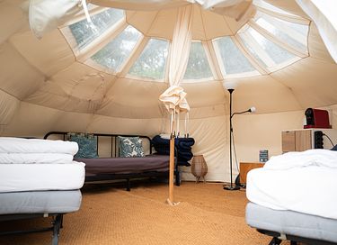 Glamping tent with a view of the stars by the sea - 3