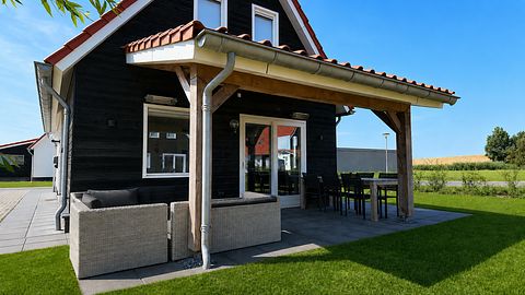 Holiday home with a covered porch in Zeeland - 2