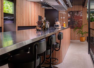 Logement de vacances design avec bain à remous - 14