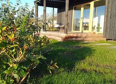 Tiny House met weids landelijk uitzicht - 12