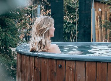 Petit pavillon (4p) avec bain à remous et sauna privés - 15