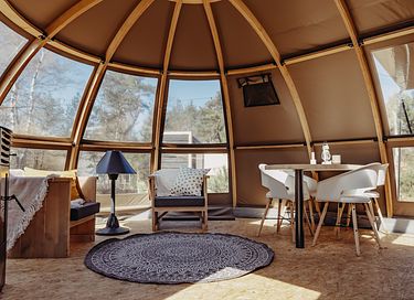 Grote glamping tent met panoramadak  - 3